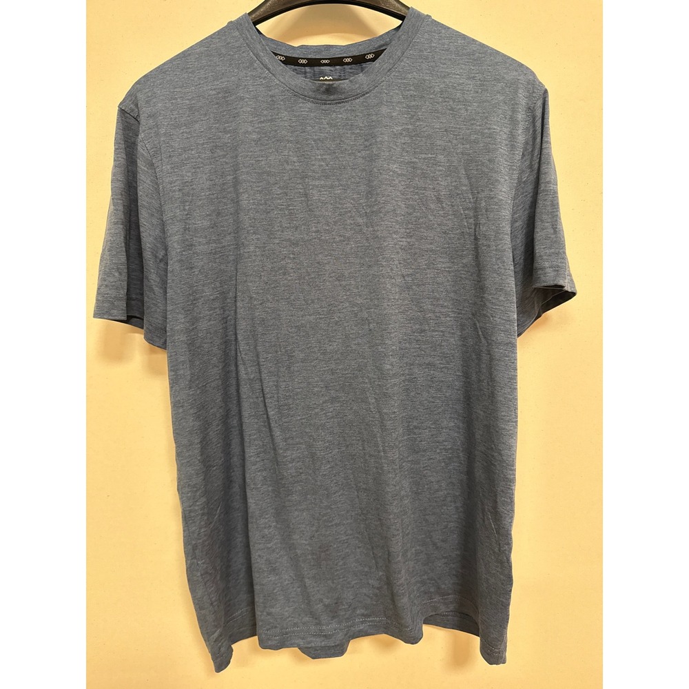 LEG3ND Inspire Mens Large Gray Heathered Performance T-Shirt Short Sleeve Gym L